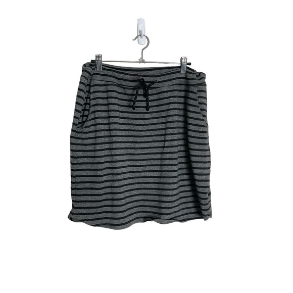 Sundry x Evereve Casual Stripe Skirt 4/L - Picture 1 of 4